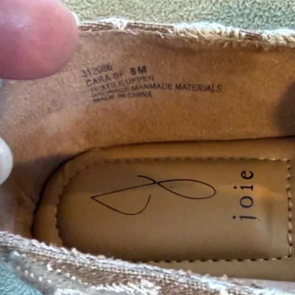 Joie Blush Pink Floral Embroidered Slip-On Flats - Picture 2 of 6